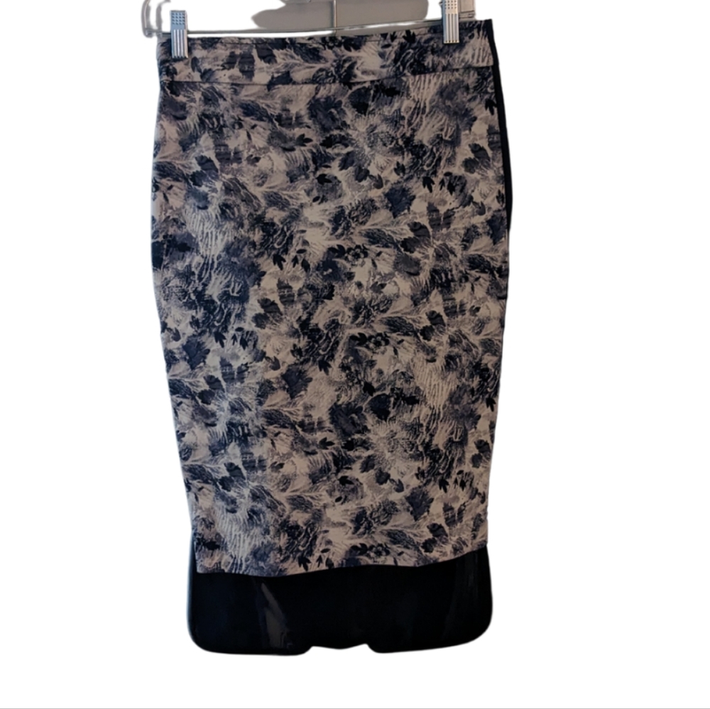 Blue and white skirt